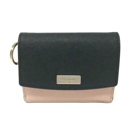 Kate Spade Handbags - Kate Spade Petty Laurel Way Mini ID Black Wallet